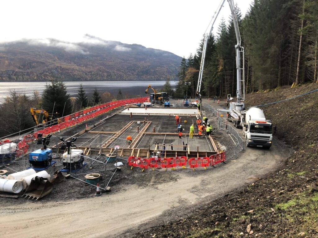 Construction of Loch Ness WTW