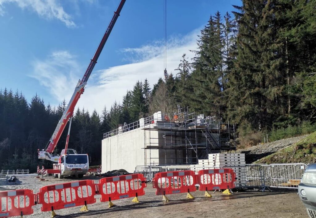 Construction of Loch Ness WTW