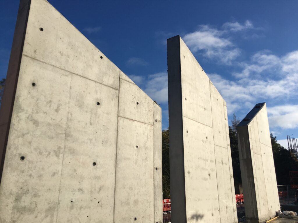 concrete abutments A9 Dualling Project, Lynebeg Inverness