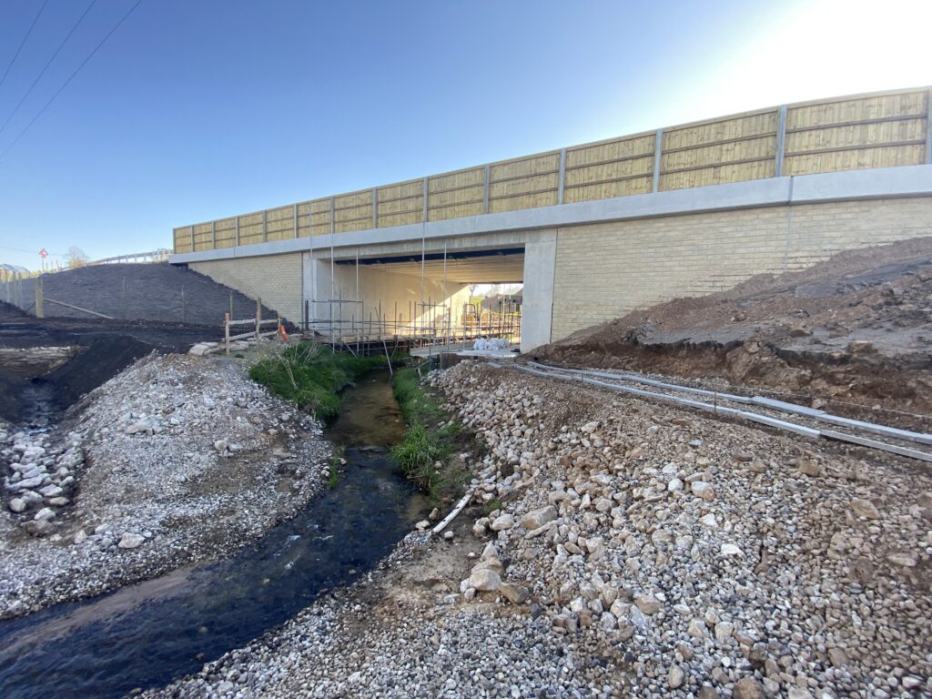 Constuction on Congleton Bypass, Manchester