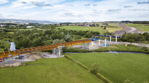 Overbridge on the A737 Dalry Bypass in North Ayrshire