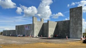 Concrete Walls Sheerness Recycling Plant, Sittingbourne