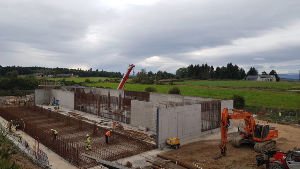 Steel fittings Urchany Water Tank, Nairn