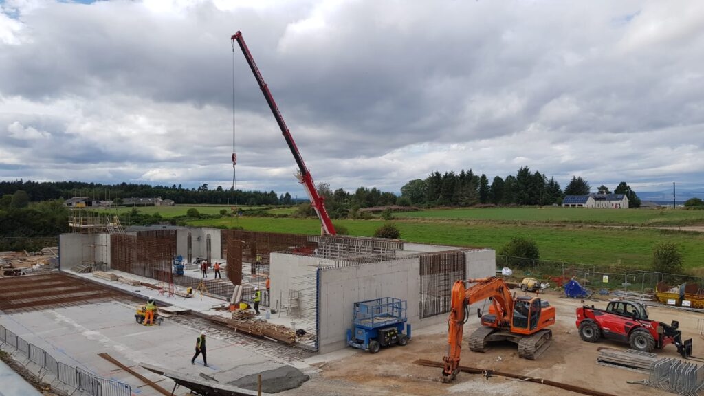 Construction Urchany Water Tank, Nairn