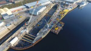 Aerial View Dry Dock, Scotstoun