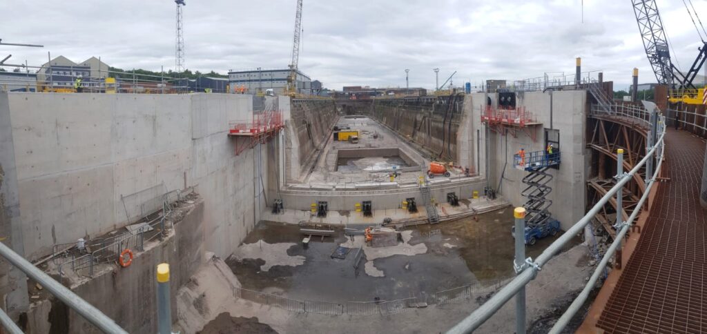 Construction Dry Dock, Scotstoun