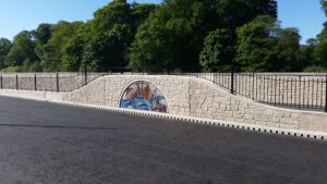 Brechin Flood Protection wall Angus
