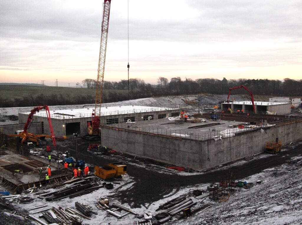 Construction Lochhead Biowaste Plant, Dunfermline