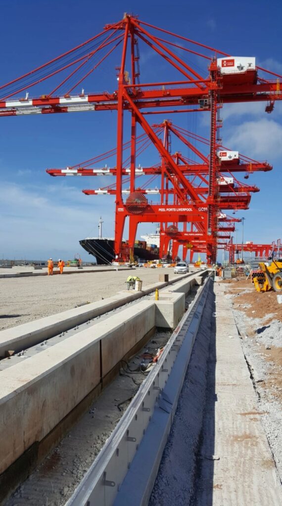 container terminal construction