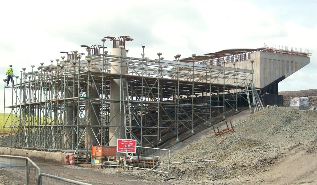 reinforced concrete bridge construction