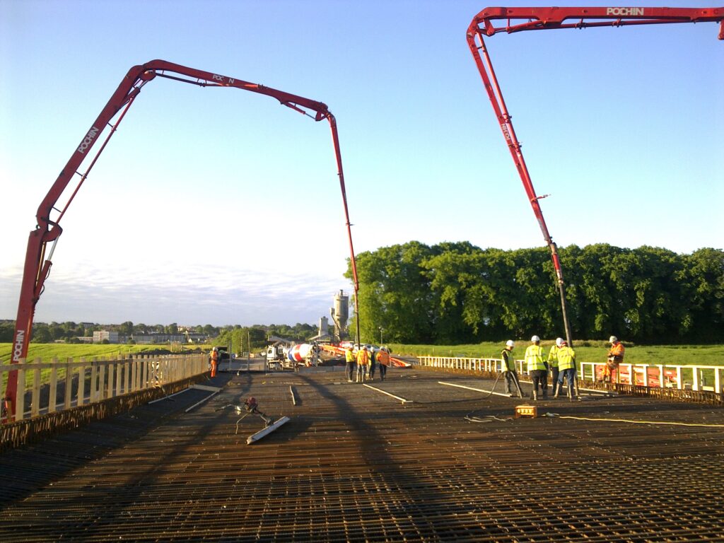 bridge deck reinforced concrete construction