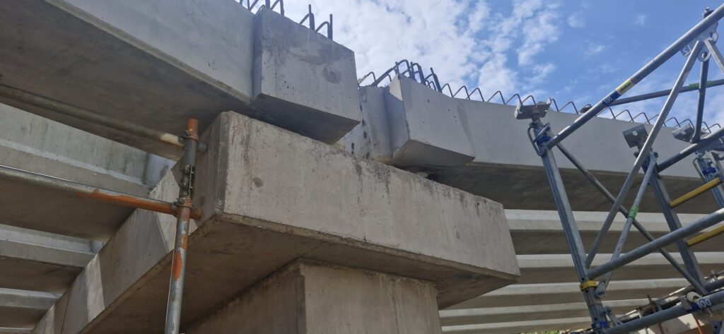 Concrete pour at Oldhall EFW